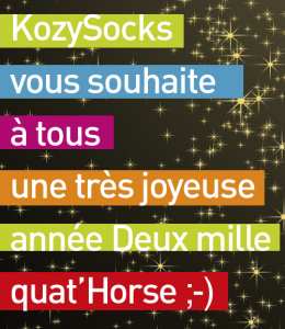 KozySocks présente ses voeux pour 2014