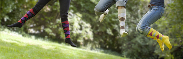 Chaussettes d'équitation écossaises