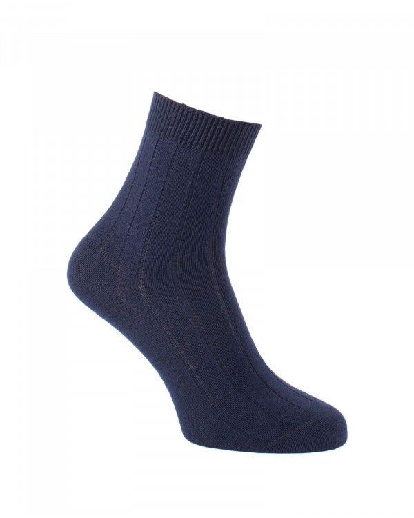 Chaussettes unies en coton derby Chaussettes unies en coton derby
