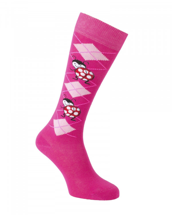 Chaussettes d'équitation Coccinelles Fuchsia Chaussettes d'équitation Coccinelles Fuchsia