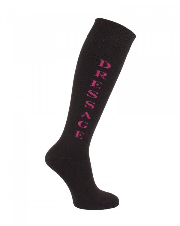 Mi-bas en bambou Dressage noirs Mi-bas en bambou Dressage noirs