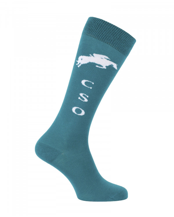Mi-bas Champion CSO Vert d'eau et Blanc Mi-bas Champion CSO Vert d'eau et Blanc