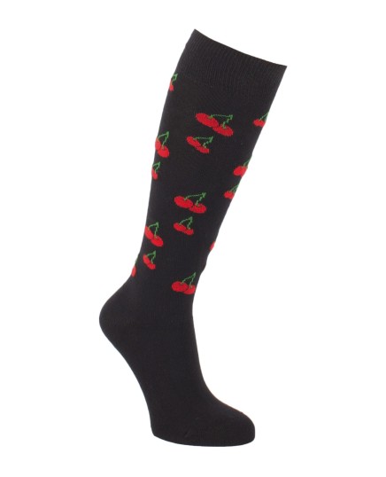 Chaussettes d'équitation Cerises noir