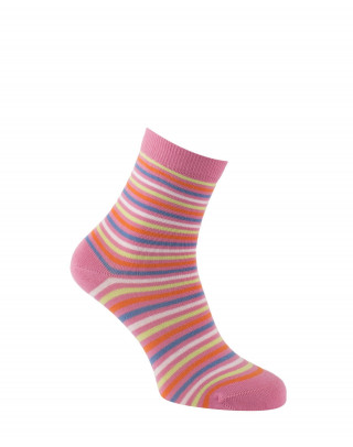 Chaussettes rayures multicolores