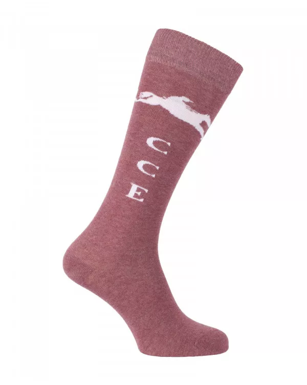 Chaussettes équitation Champion CCE vieux rose et blanc Chaussettes équitation Champion CCE vieux rose et blanc