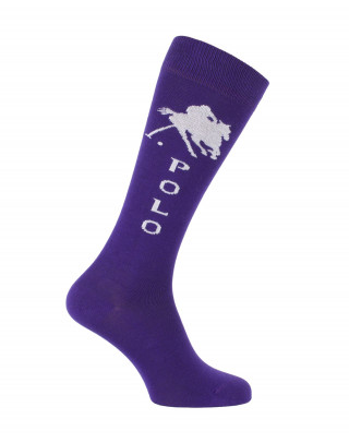 Chaussettes d'équitation Champion Polo en Violet