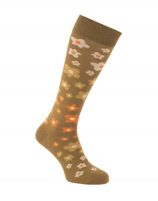 Chaussettes d'équitation Blossom en caramel