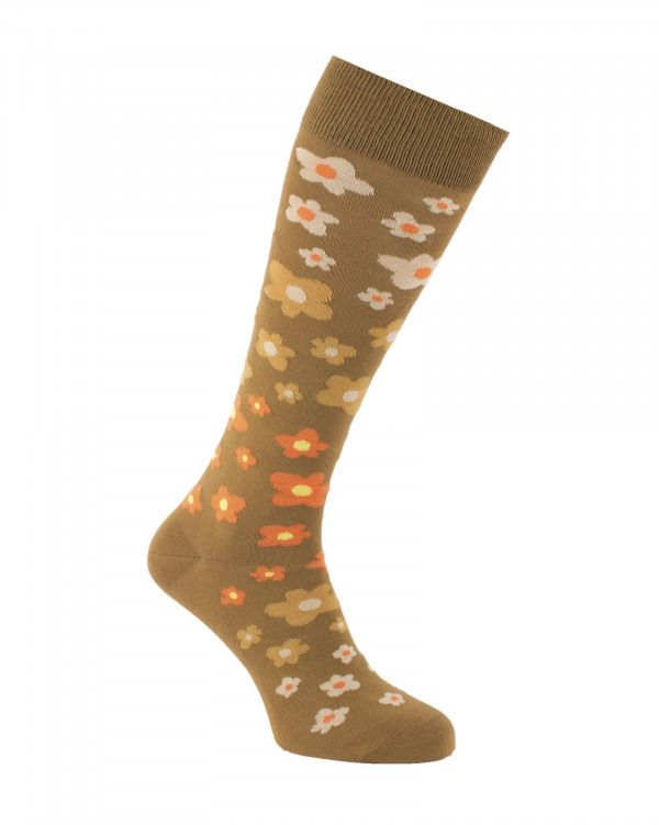 Chaussettes d'équitation Blossom en caramel