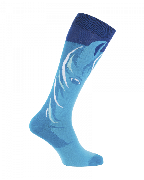 Chaussettes d'équitation Equus turquoises Chaussettes d'équitation Equus turquoises