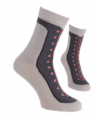 Chaussettes Bottines gris