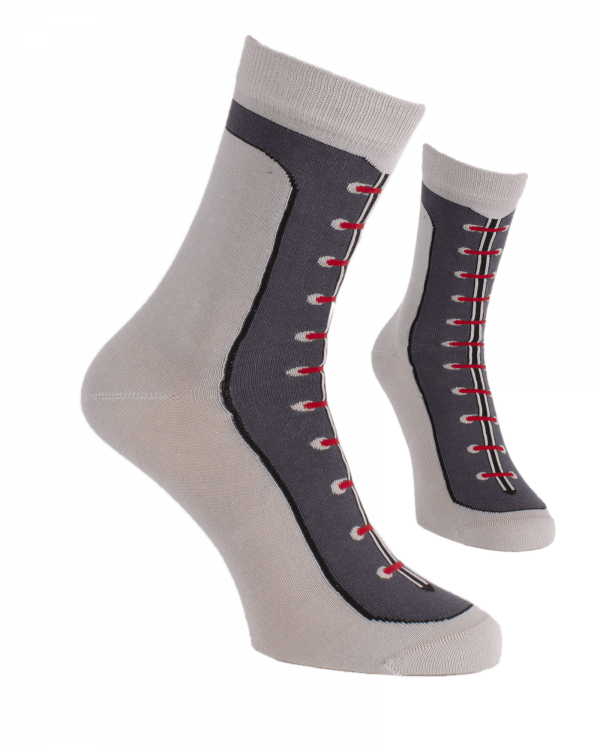 Chaussettes Bottines gris