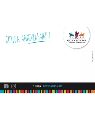 Carte postale Anniversaire