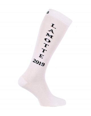 chaussettes équitation Lamotte 2019 blanches