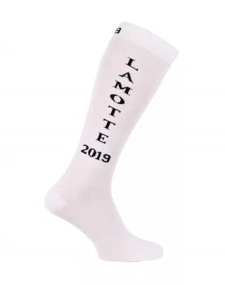 chaussettes équitation Lamotte 2019 blanches