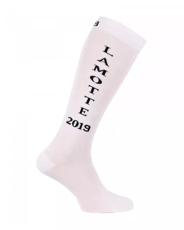 chaussettes équitation Lamotte 2019 blanches