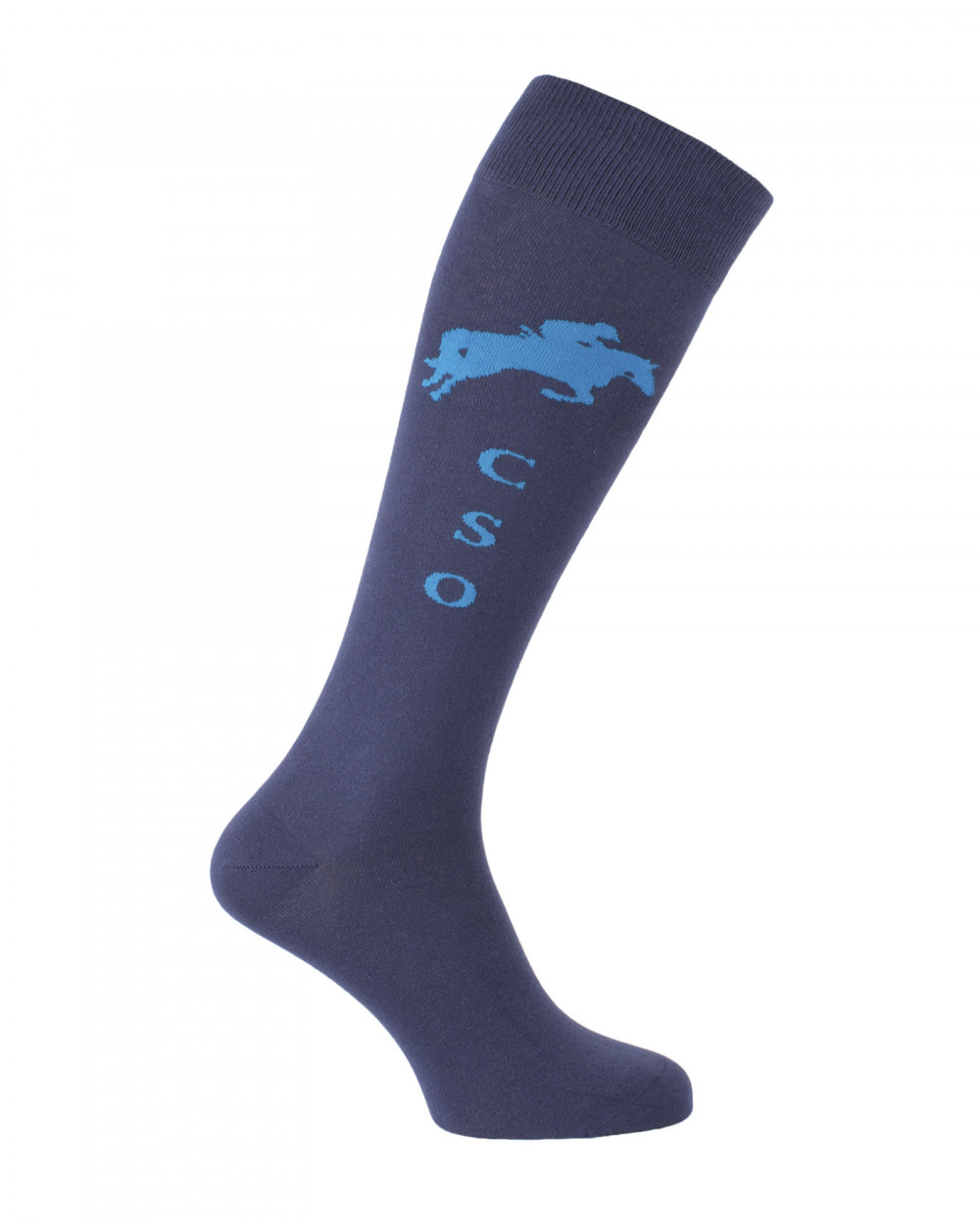 Chaussettes d'équitation Champion CSO Marine et Turquoise