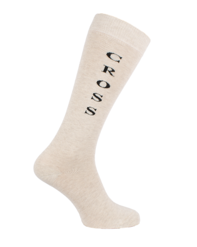 Chaussettes d'équitation Cross Ecru et Noir