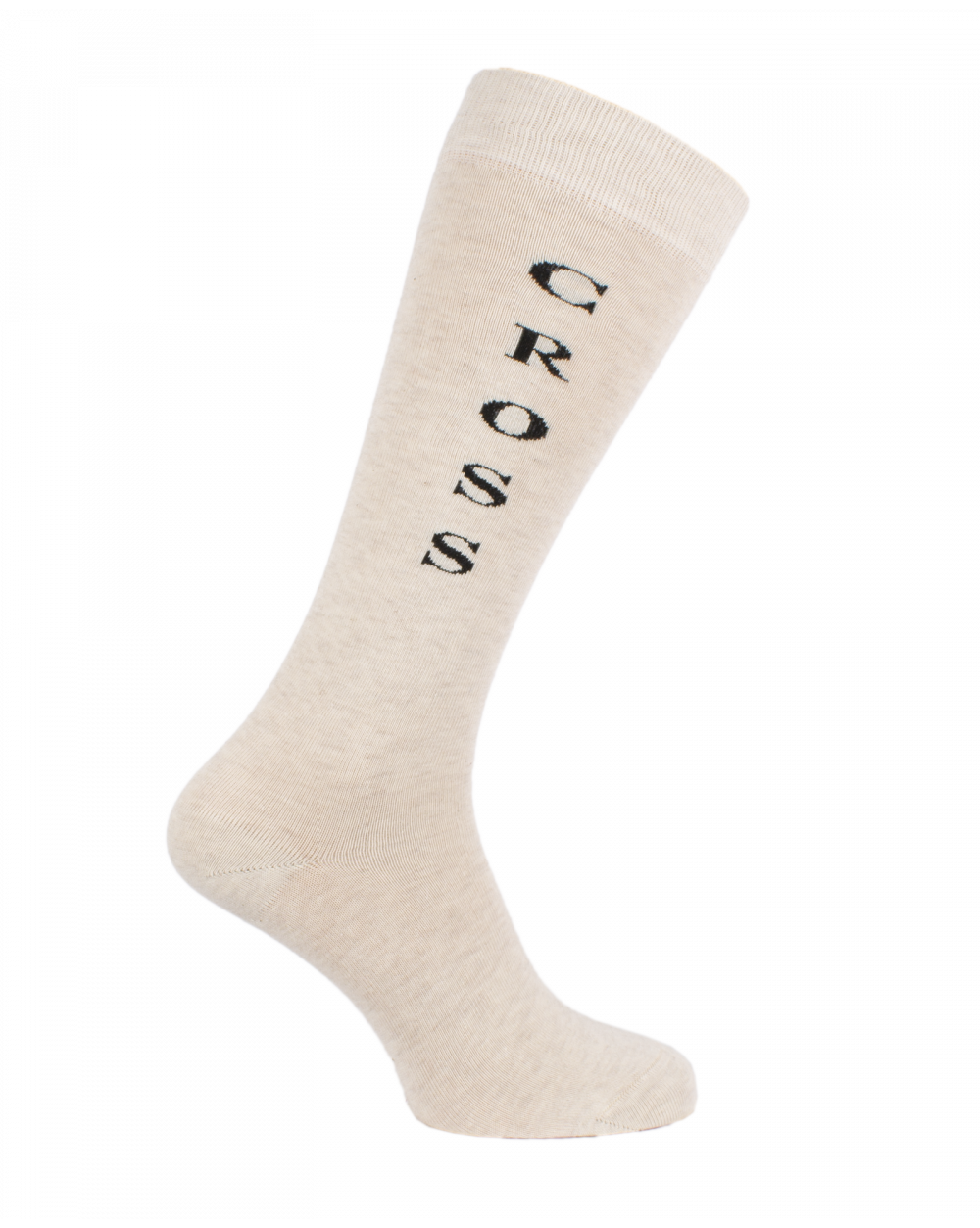 Chaussettes d'équitation Cross Ecru et Noir