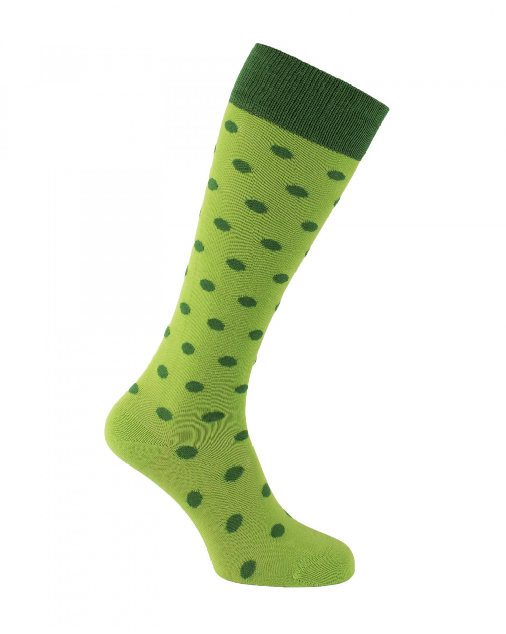 Chaussettes d'équitation à Pois vert Chaussettes d'équitation à Pois vert