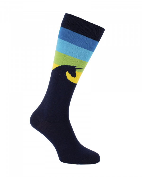 Rainbow Unicorn riding socks | KozySocks