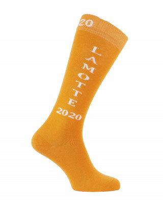 Chaussettes d'équitation Lamotte 2020 en orange