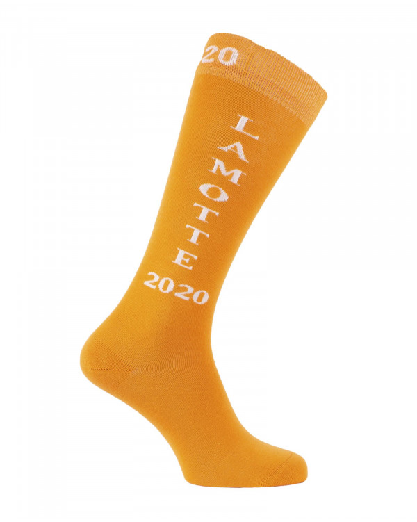 Chaussettes d'équitation Lamotte 2020 en orange