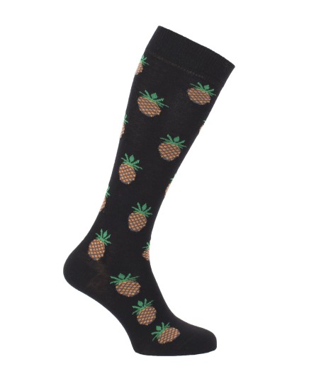 Chaussettes d'équitation Ananas noir