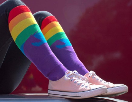 Calze da equitazione Unicorno arcobaleno | KozySocks