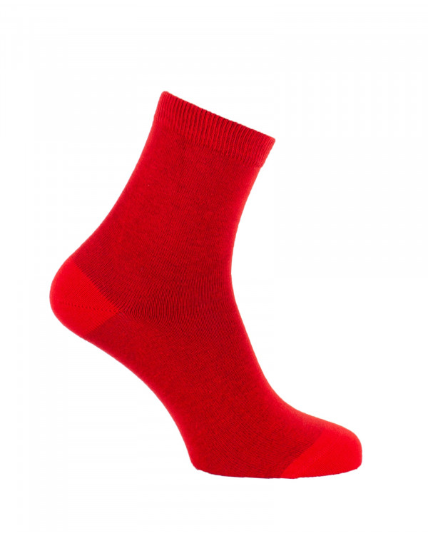 Ladies' cotton plain socks | KozySocks