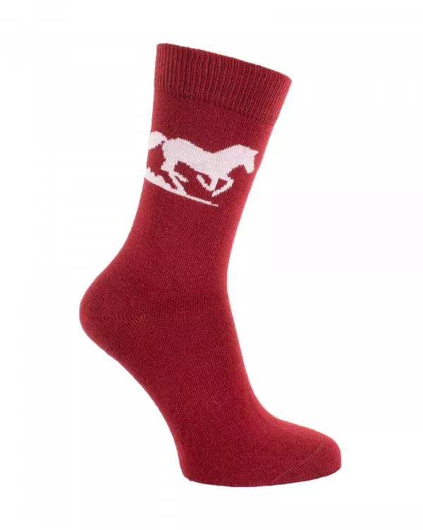 Chaussettes Gripoil bordeaux et blanc Chaussettes Gripoil bordeaux et blanc