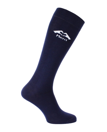 "Merci" Thank You riding socks | KozySocks