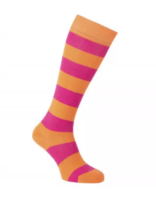 Large stripes riding socks