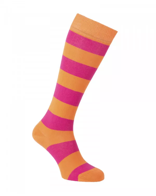Large stripes riding socks