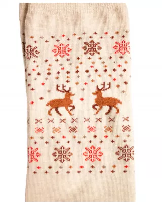 Design detail Winter in Norway padded riding socks