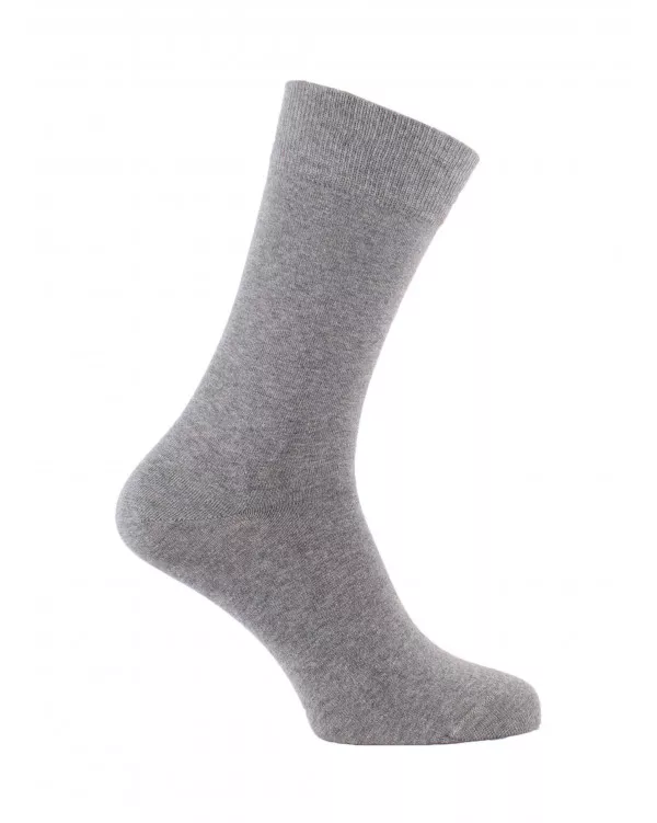 Chaussettes unies homme gris chiné Chaussettes unies homme gris chiné