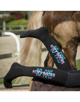 chaussettes équitation anniversaire 10 ans KozySocks en situation
