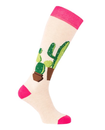 Chaussettes d'équitation Cactus côté 1 - 2