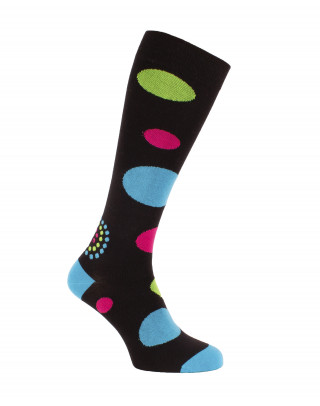 Funky Balloons riding knee socks in cotton, colourful and pop, 3 sizes