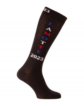 Chaussettes d'équitation Lamotte 2023 noir tricolore
