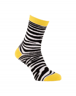 Socks with fashion zebra
