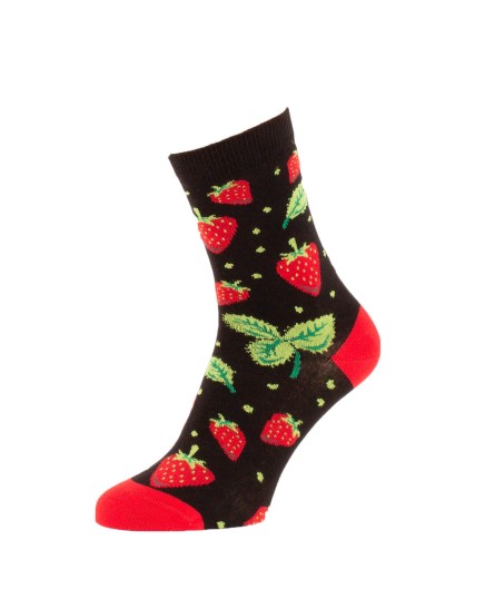 Socks with strawberries