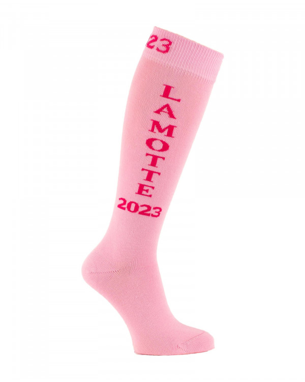 Chaussettes cheval Lamotte 2023 rose bonbon et fuchsia