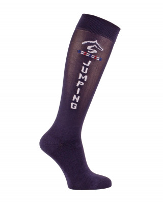 Jump'Oxer nylon riding socks for narrow boots