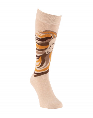 Golden horsehair riding socks