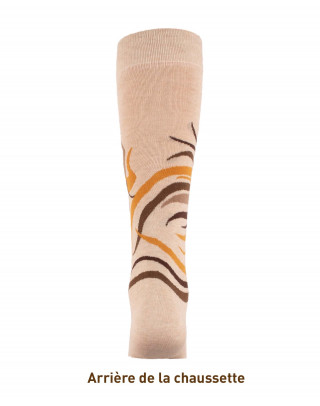 Golden horsehair riding socks