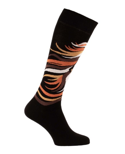 Golden horsehair riding socks
