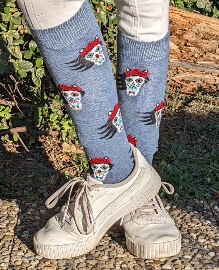 Cubanisto style riding socks with horses