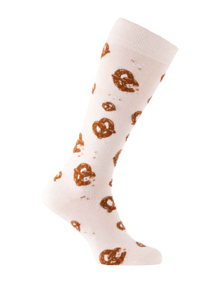 Tasty Pretzels riding socks