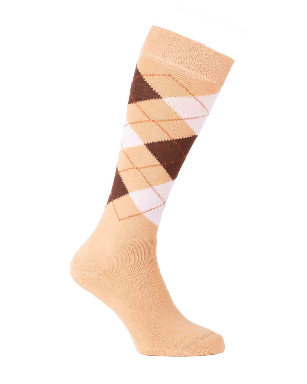 Argyle padded riding socks | KozySocks