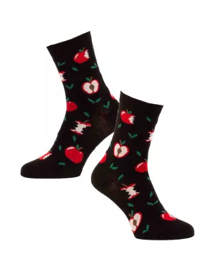 Chaussettes courtes Pommes rouges en paire